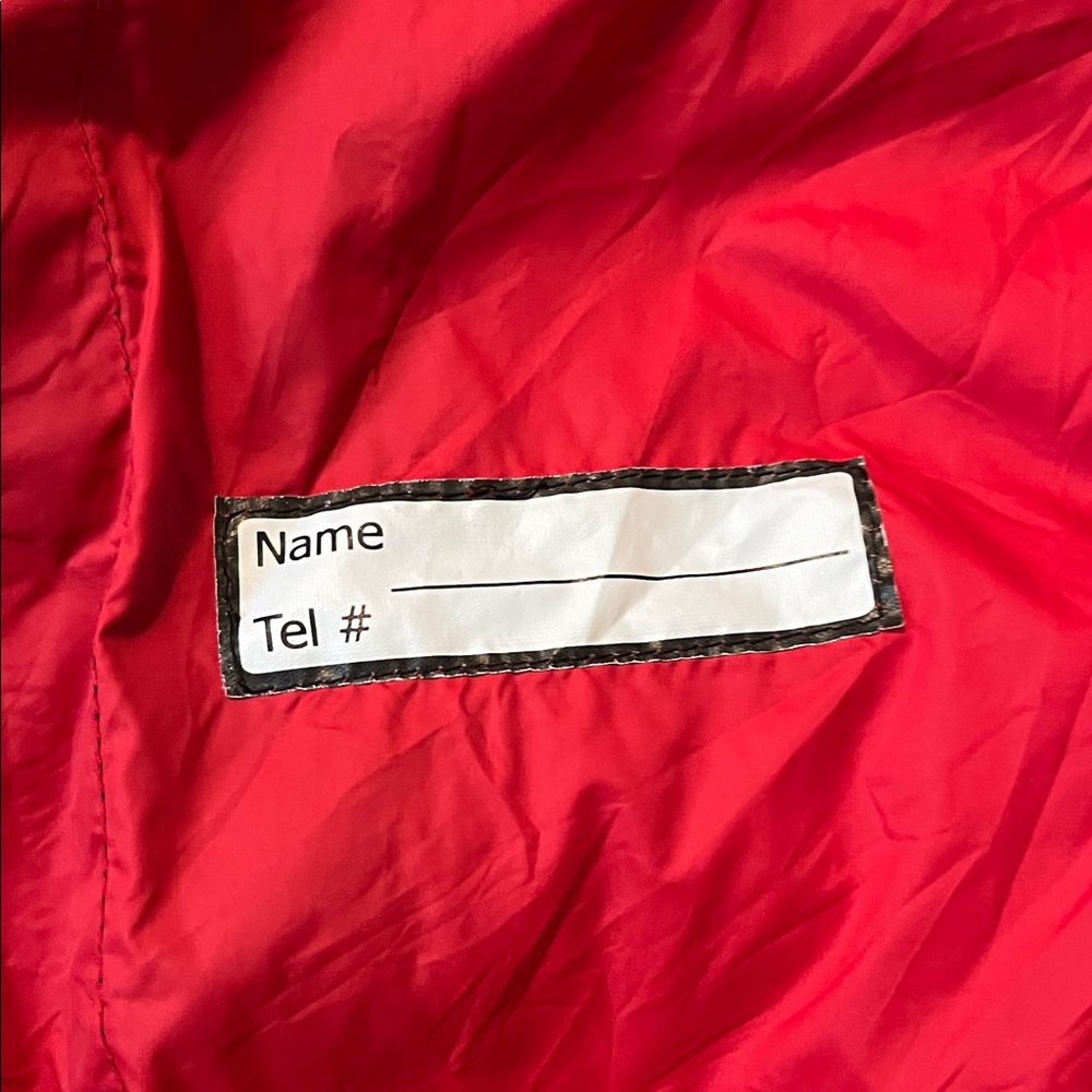 32 Degrees Down Vest - Boys M (10/12) - Navy Blue and Red Lightweight Puffer - Picture 7 of 10